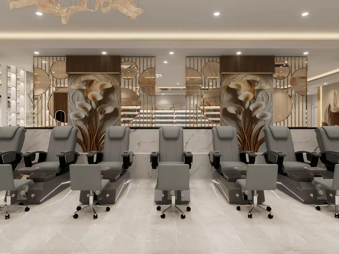 Luxury pedicure lounge